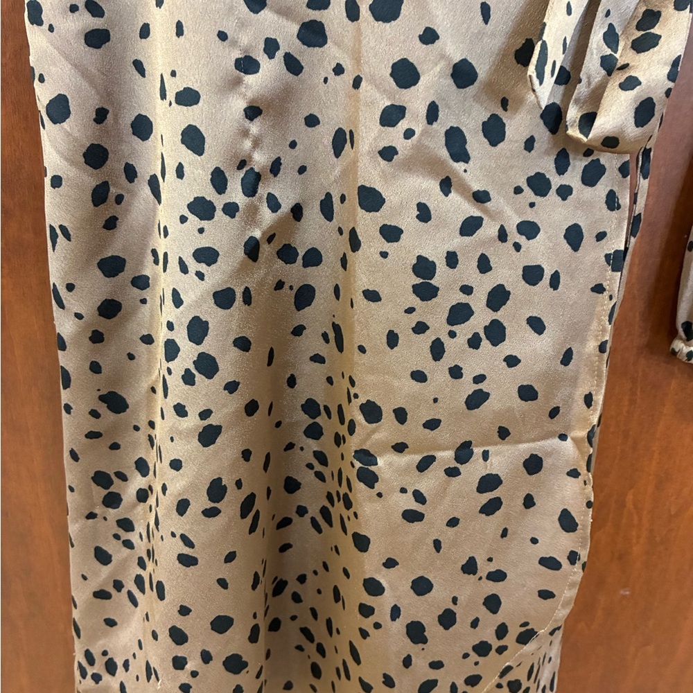 2/$40 Abercrombie Leopard Print Wrap Dress - Picture 3 of 9